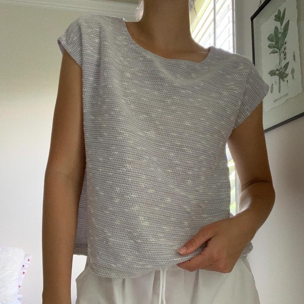 Boxy Grey Knit